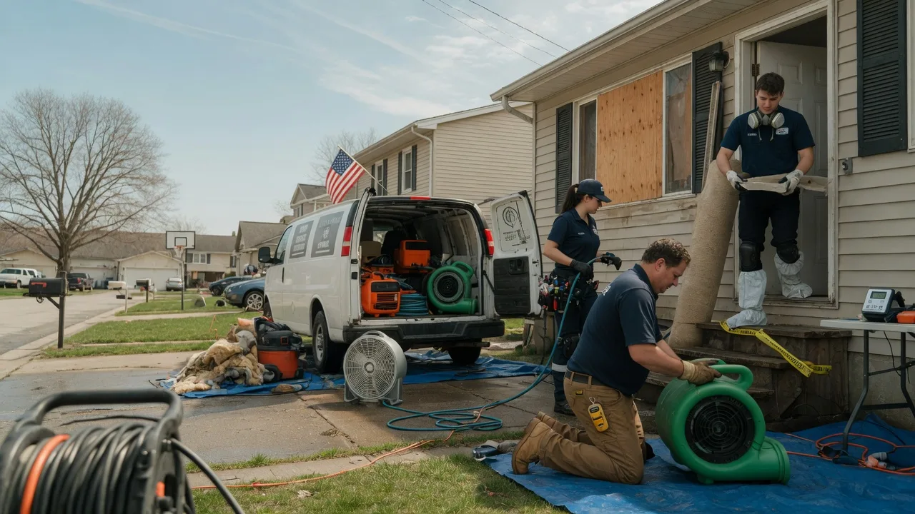Water Damage Restoration in Springfield, IL near me